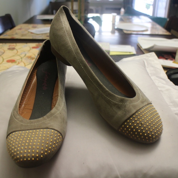 Womens Brown Jenny By Ara Flats Size 6.5 - Picture 2 of 3